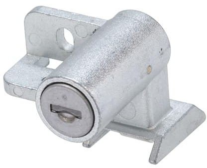 ABUS Batteriefachschloss BLO PAN DT1 T82 | Sicheres Ersatzschloss für Panasonic DT1 Unterrohr-Akkus, inklusive T82 Zylinder und 2 Schlüsseln, robuste Metallbauweise