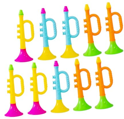 TOYANDONA Tragbares Stadionhorn Trompeten-Spielzeug Aus Kunststoff Für Kinder Party Fußballveranstaltungen Krachmacher Zum Anfeuern Und Spielen