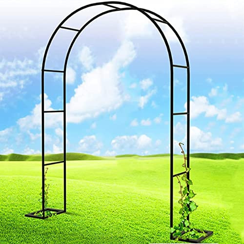 Arche Jardin pour Rosiers Plantes Grimpantes, Metal Arceau à Rosiers, Arche de Rosiers Vigne Mariage, Pergola Tonnelle de Jardin, Intérieur Extérieur Décoration de Fête,300x220x40CM