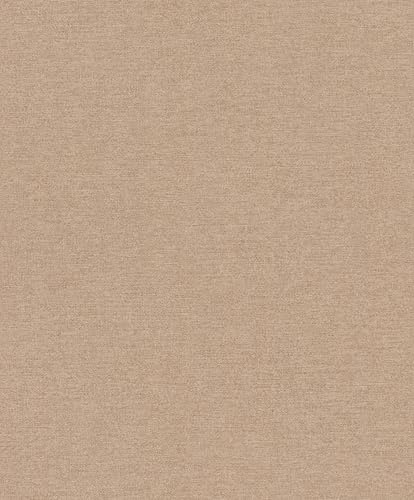 Rasch SCHÖNER WOHNEN-Kollektion Vliestapete LINEN 600339 in Braun - 10,05 m x 0,53 m