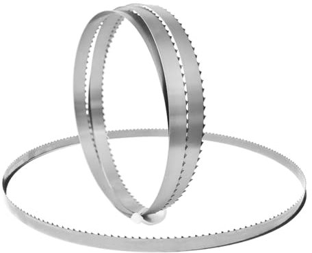 2 Stück 1425 mm Bandsägeblatt 1425 x 6,35 x 0,35 mm Tpi 6 10 14 for Delta for Einhell 8 Zoll Bandsäge Holz Kunststoff Metall schneiden Holzbearbeitungswerkzeuge(TPI 14)