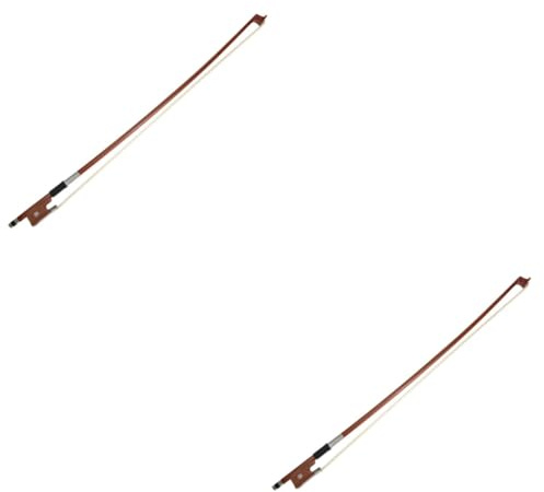 ibasenice 2stücke Professioneller Violinbogen Aus Hartholz Hochwertiges Musikinstrument Zubehör Für Anfänger Und Fortgeschrittene Für Übungszwecke Für Musikliebhaber