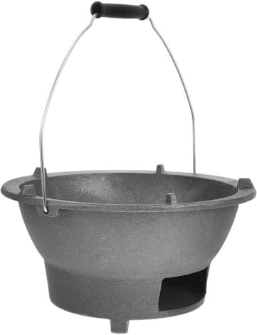 Yardwe Parrilla De Hierro Hornillo Portátil Estufa De Barro Plancha Para Estufa De Gas Resistente Para Exteriores Para Fiestas