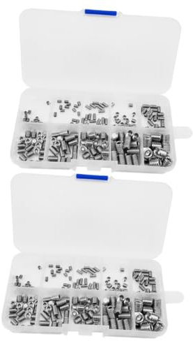 MUCKLILY Flat Head Stainless Steel Screws Assortment Screw Kit for Bathroom Fixtures