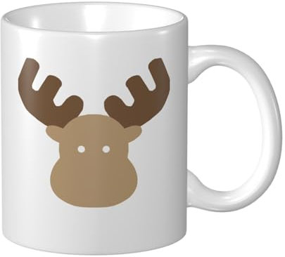 Tazas De Cerámica Alce Tazas De Té Moderna Con Mango Tazza Di Latte, Para Hogar, Cumpleaños, Bebidas Calientes, 330ml