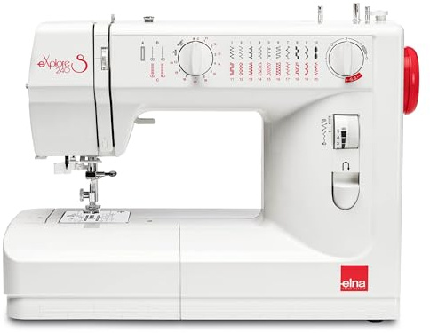 Elna eXplore 240S mechanische Nähmaschine (rot)