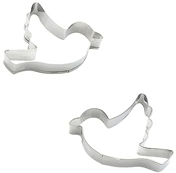 BESPORTBLE 4stücke Edelstahl Kuchenteig Ausstecher Form Taube Diy Backformen Schoko Muffin Formen Für Kekse Fondant Mousse Biskuitkuchen