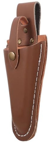 TOYANDONA Funda de Cuero para Tijeras de Podar, Bolsa Protectora para Herramientas de Jardinería, Diseño Profesional y Práctico para Llevar Tijeras Cómodamente Jardín