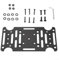 Soluzione di montaggio per cassette postali 4x4 in acciaio resistente con kit di installazione completo