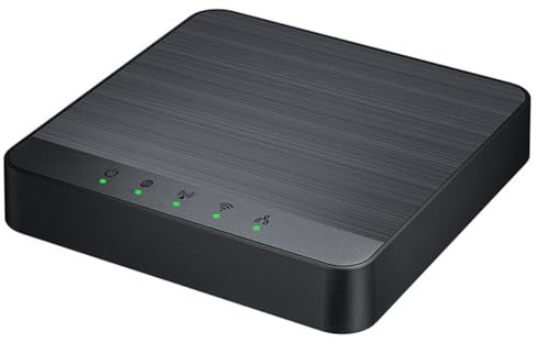 Harewtwy Routeur Wi-FI 4G LTE, Version Européenne, 300 Mbps, Mini Box, Modem Wi-FI, Point D'Accès Extérieur, Emplacement pour Carte SIM, Répéteur, Prise en Charge 30 Utilisateurs Maximum.