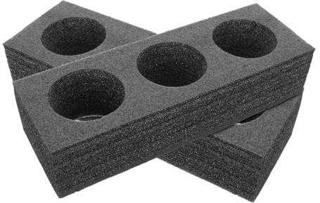 Uonlytech 2 pezzi Vassoio Porta Bicchieri Takeout Nero con Supporto Resistente e Riutilizzabile per Bicchieri da Caffè Tè al Latte e Bevande da Asporto Accessorio Pratico per Riutilizzabile