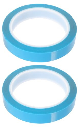 ROMISBABA Pet Blue Silent Electrical Adhesive Tape 1.8Cm X 50M, 2 Rolls Refrigerator Repair Tape for Fridge Door and Freezer Drawer, Non-Residual Seal Strip for Appliance Temporary Fixing