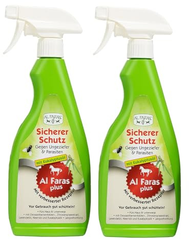 AL FARAS Sicherer Schutz Insektenspray 2x500 ml ohne Aerosole