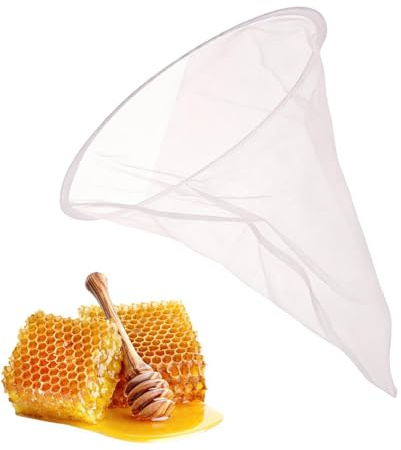 Colador De Miel Malla Nylon Herramienta De Extracción Cónica Lavable Y