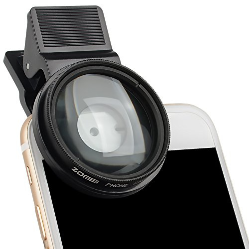 ZoMei Professioneller Handy-Filter, 37 mm, 12,5-fache Nahaufnahme, Makro-Filter, Objektiv, 37 mm Clip, für die meisten Smartphones