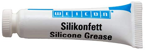 WEICON 26350005 Tubo de Grasa de Silicona 5 g Adhesivo lubricante válvulas, grifos, Juntas