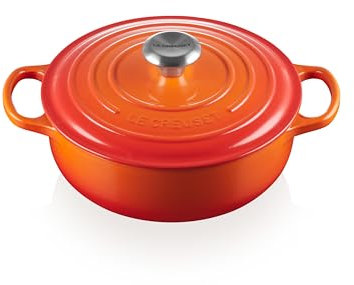 Le Creuset Emaillierter Gusseisen-Signature Sauteuse-Backofen, 3,5 qt, Flamme
