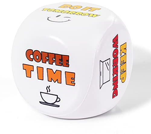 Cubo antistress: il cubo colorato antistress con 6 azioni divertenti per alleviare lo stress è il regalo e il giocattolo da ufficio per tutti i colleghi, gli studenti e i dipendenti con nervi deboli