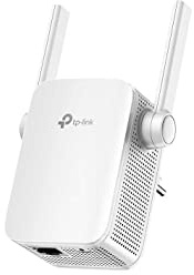TP-Link Extender AC1200 Universal Dual Band, Wi-Fi Booster/Hotspot, 1 Ethernet Port, 2 Antennas, Built-in Access Point Mode, Wi-Fi Extender, UK Plug (RE305) (Renewed)