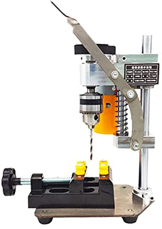 Mini perceuse d'établi, perforateur de trous précis à faire soi-même - Micro perceuse fraiseuse 180 W 0,6-6 mm - Perceuse électrique domestique - Idéal pour les projets de bricolage