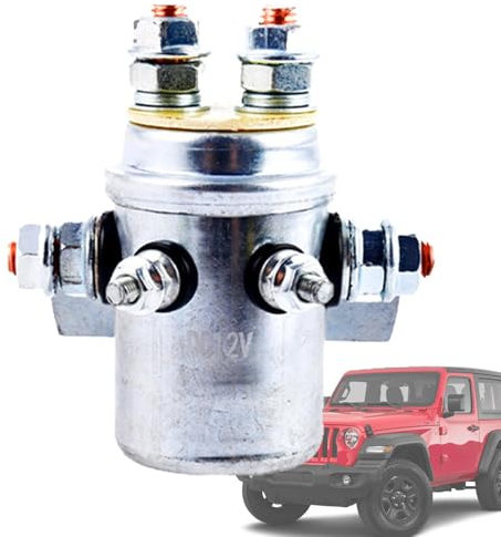 Solénoïde de treuil Warn,solénoïde de treuil,Relais de treuil électrique Contacteur de solénoïde de treuil | Solénoïde de treuil, pièces de treuil d'avertissement pour les modèles 12-24 V, voitures, S