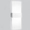 KingYH Aplique de Pared Interior LED 12W Moderna Lámpara de Pared Blanco Frío 6500K Arriba y Abajo Interior Iluminación Acrílico Luz Aplique con Cable de Tierra para Dormitorio Salon Pasillo Escalera