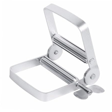 PACKOVE Manual Toothpaste Squeezer Minimalist Toothpaste Tube Squeezers Stainless Steel Hair Dyeing Squeezing Tool Practical Safe for Home Use