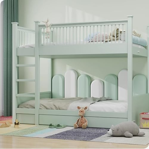 Kopfteil Wandkissen Wandpolster Bett - Wandpaneele Selbstklebend, 30mm Wandschutz Bett Kopfteil, 3D Polsterpaneel Wand, Betts Kopfteile Polster Zum Kleben(Rot,25cmX50cm)