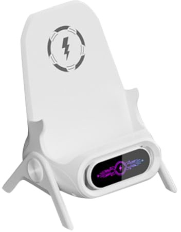 COHEALI Caricabatterie Magnetico per Telefono Supporto da Tavolo per Cellulare Ricarica Wireless Supporto Ergonomico per Smartphone Design Minimalistacompatibile Tutti i Modelli