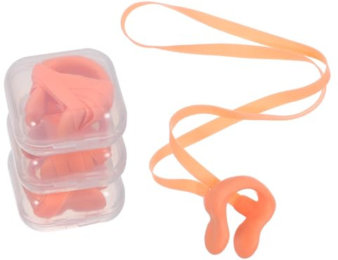 TOYANDONA Clip Nasali in Lattice Cinturino 4 Pezzi, Morsetti Robusti per Naso per Nuoto Adulti e, Tappi Nasali Comodi e Sicuri per Sport Acquatici
