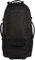 Mountain Warehouse Voyager Wheelie 50 + 20 Litre Rucksack - Padded Airmesh Back Daypack with Lockable Zips & Adjustable Straps - All Season Camping, Outdoors & Trekking Jet Black