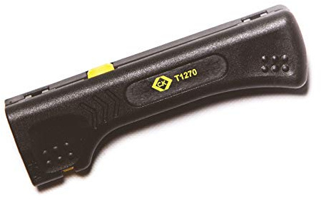 C.K T1270 kabelmantlare, svart/gul