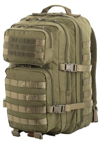 M-Tac Mochila táctica Molle – 36L Ejército Militar Mochila Mochila Paquete, Verde -Oliva, L, Mochilas Daypack
