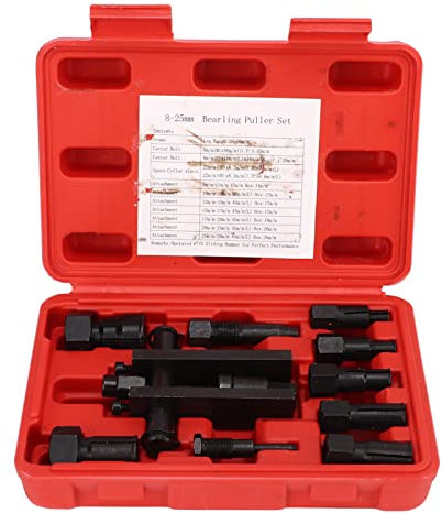 Juego de 10 extractores de rodamientos de doble mandíbula, extractor de rodamientos, para quitar cojinetes o engranajes, juego de extractores de rodamientos universales para motocicletas y bicicletas