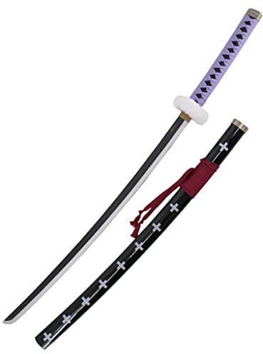 AMONT - Espada Decorativa Bambú - Modelo Trafalgar Law en Madera - Serie One Piece -104 Cm