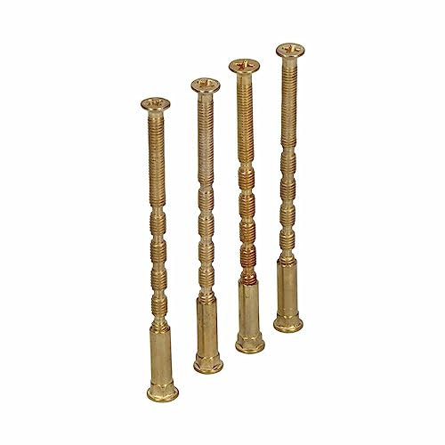 EDM Tornillo pasante multicorte TRN02 Acero M4 x 75 mm (4 Unidades)
