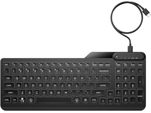 HP Clavier et souris 405 Noir QWERTY US