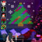 Ciskotu® Cortina de Luces, 86+ Modo RGBIC Inteligente Curtain Lights, DIY Modelo Dinámico con 400 LEDs, IP65 Impermeable Cortina Luces Led para Navidad (2 x 2M)