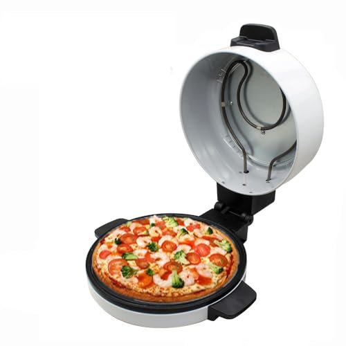 Four À Pizza Électrique, Fours À Pizza De Comptoir De 12 Pouces, Cuisson Rapide Et Efficace, Four À Pizza Électrique Portable, Pour Fête Intérieure Ou Extérieure, Délicieuse Pizza Faite Maison
