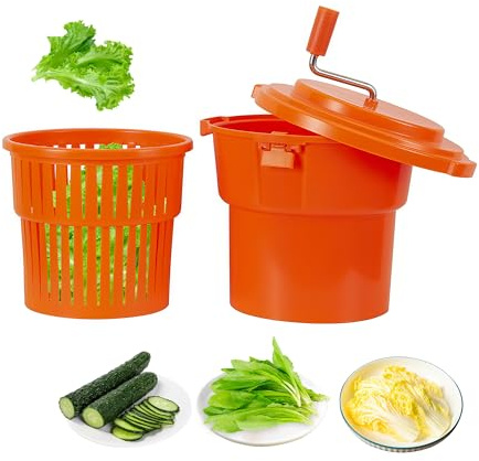 Hakka Salatschleuder, 20 l, Salatschleuder, große Salatschleuder, Gemüsetrockner