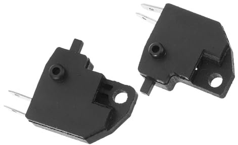 GARVALON 2piezas Interruptor De Luz De Freno Para Motocicleta Fácil Instalación y Alta Resistencia