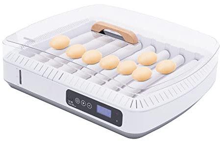 Brutautomat Vollautomatisch,Brutapparate für Bruteier, Vollautomatischer Brutapparat für Bruteier,Kann bis zu 35 Eier ausbrüten,Mit Auto-Flip-Funktion