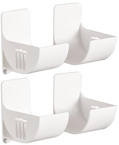 Licsaliwe Porte-sac à poubelle auto-adhésif, 4pcs Organisateur de sac poubelle murale, distributeur de sacs à ordures pour les toilettes salle bain cuisine