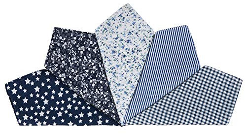 HOULIFE Damen Blumen Taschentücher aus Reiner Baumwolle Schwarz Stofftaschentücher für Alltagsgebrauch 5/10 Stücke 36x36cm Muttertagsgeschenk