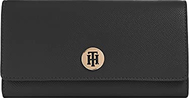 Tommy Hilfiger Damen Honey Accessory-Travel Wallet, Black, One Size