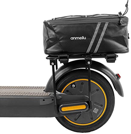 MotuTech Borsa Impermeabile Porta Bagagli Scooter Bici per Xiaomi M365 1S Pro 2 Mi 3 Scooter Elettrico Borsa di Immagazzinaggio Posteriore con Copertura Impermeabile