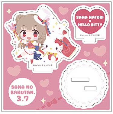 Sana Nagori x Sanrio Characters 03 - Placa acrílica con diseño de Sana Nagori x Hello Kitty