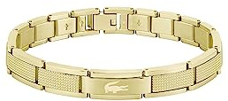 Lacoste Armband mit Knebelverschluss für Herren Kollektion STENCIL Gelbgold - 2040219
