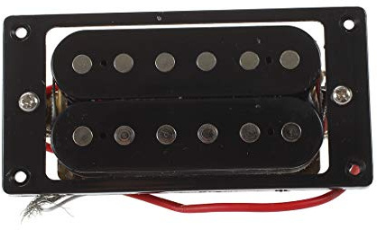 Droagoct 2 st (1 set) svart Humbucker dubbel spole elgitarr pickups + ramskruv