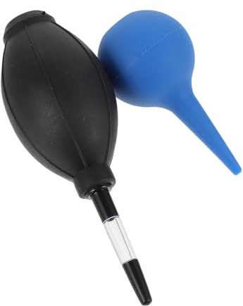 KOMBIUDA Ohrdusche für Erwachsene Ohrreinigungs Saugbälle aus Silikon 2 Stück Handliche Ballonspritze zur Ohrreinigung und Schmutzentfernung Zufällige Farbe | Entfernen von Staub und Einführen von Flüssigkeiten, für Kinder und Erwachsene, Kompakte 2 Stück-packung Zufällige Farbe